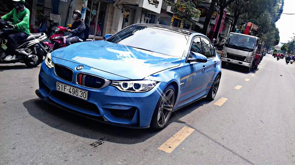 Xe hiệu suất cao BMW M3 màu đẹp ở Sài Gòn - Sieuxevietnam