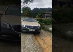 Xe Mercedes S450 dán đề can kiểu Maybach đẹp